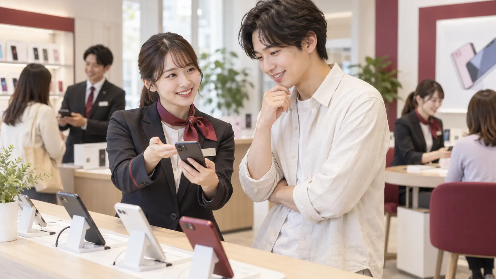 就職準備や仕事選びについて考える若い求職者のイメージ