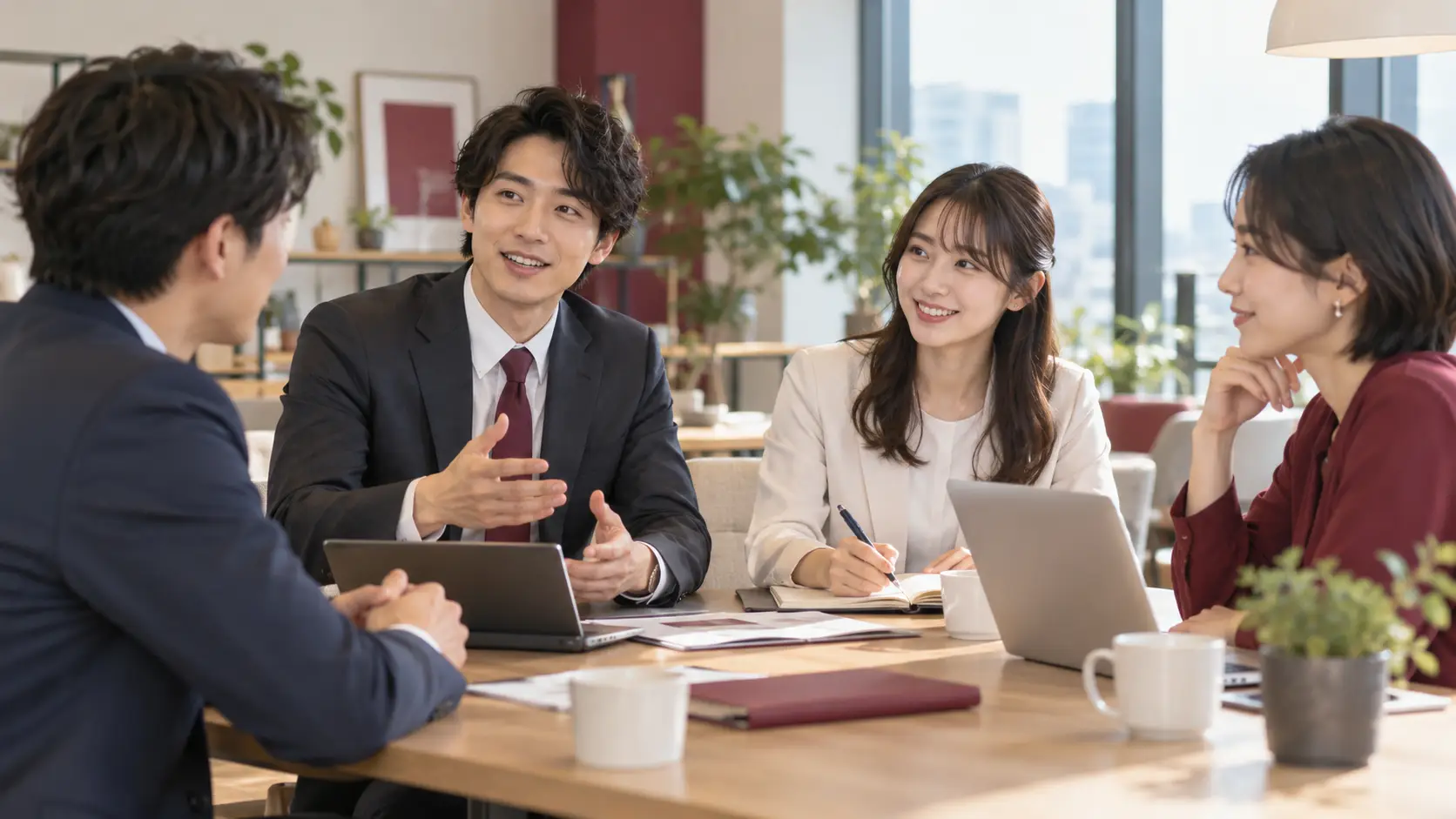 就職準備や仕事選びについて考える若い求職者のイメージ