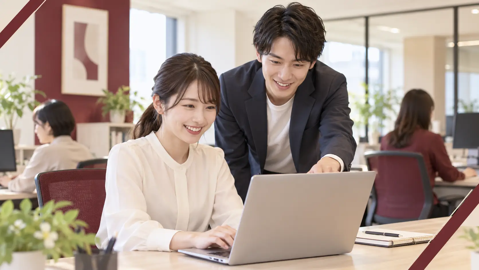 仕事選びに関連する相談や作業のイメージ